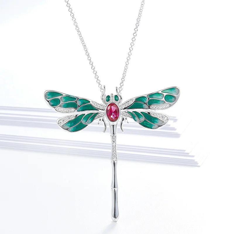 Dragonfly Pendant Dragonfly Brooch OEM/ODM Jewelry Trade processing customized,Wholesale jewelry manufacturer