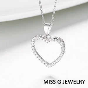 Female engagement Pendant Heart-shaped Pendant large jewelry factory,OEM/ODM Jewelry Trade processing customized,Wholesale jewelry manufacturer