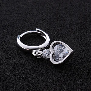 Zircon loving Earrings large jewelry factory,OEM/ODM Jewelry Trade processing customized,Wholesale jewelry manufacturer