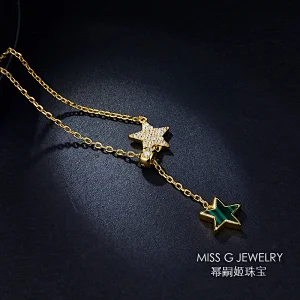 Star Necklace large jewelry factory,OEM/ODM Jewelry Trade processing customized,Wholesale jewelry manufacturer
