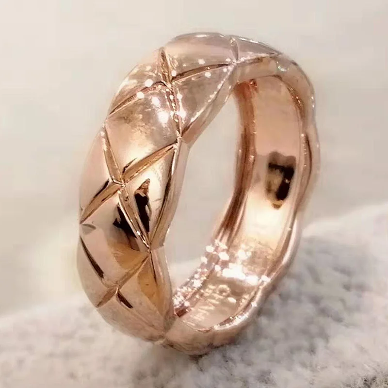 Rose gold ring large jewelry factory,OEM/ODM Jewelry Trade processing customized,Wholesale jewelry manufacturer