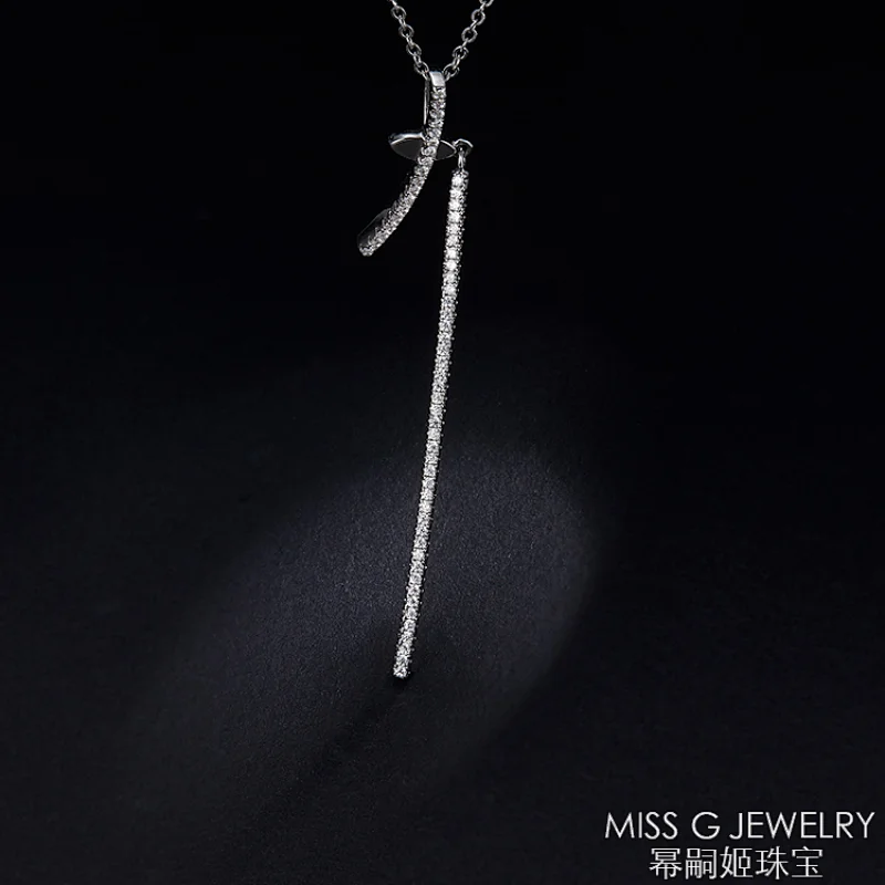 Silver jewelry manufacturer supports custom-made S925 Silver Pendant with simple atmosphere