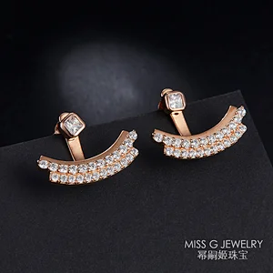 Earrings S925 Silver Star Creative Earrings Guangzhou Jewelry Processing High-end Foreign Trade Factory Customization