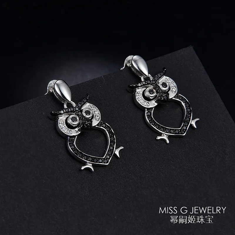 Owl Earrings 925 Silver Earrings Jewelry large jewelry factory,OEM/ODM Jewelry Trade processing customized,Wholesale jewelry manufacturer