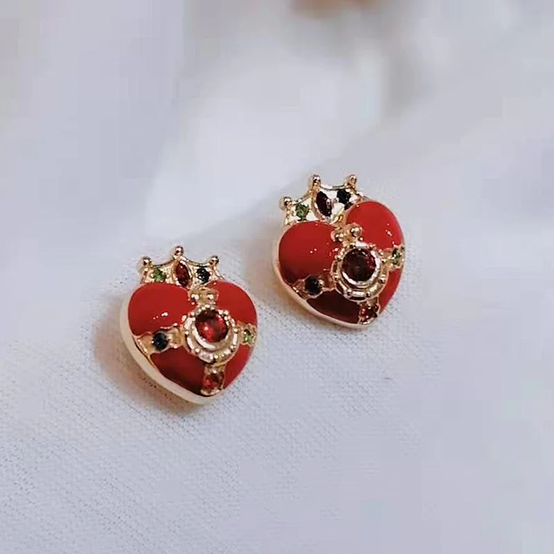 Heart-shaped Earrings earrings for girls earring studs large jewelry factory,OEM/ODM Jewelry Trade processing customized,Wholesale jewelry manufacturer