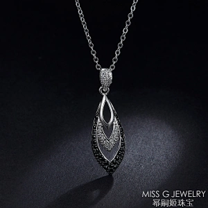 S925 Silver Pendant Hot Selling Fashion Water Drop Pendant Jewelry Factory Customization