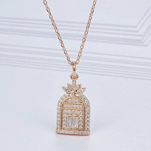 Fashion Pendant- Rose Gold Pendant-OEM/ODM Jewelry Trade processing customized,Wholesale jewelry manufacturer