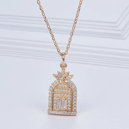 Fashion Pendant- Rose Gold Pendant-OEM/ODM Jewelry Trade processing customized,Wholesale jewelry manufacturer