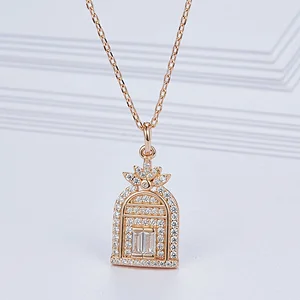 Fashion Pendant- Rose Gold Pendant-OEM/ODM Jewelry Trade processing customized,Wholesale jewelry manufacturer