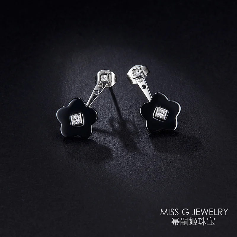 Fashionable Simple Black Plum Earrings large jewelry factory,OEM/ODM Jewelry Trade processing customized,Wholesale jewelry manufacturer