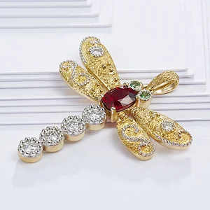Butterfly-Pendant-925-silver-inlay-zircon-OEM/ODM-Jewelry-Trade-processing-customized