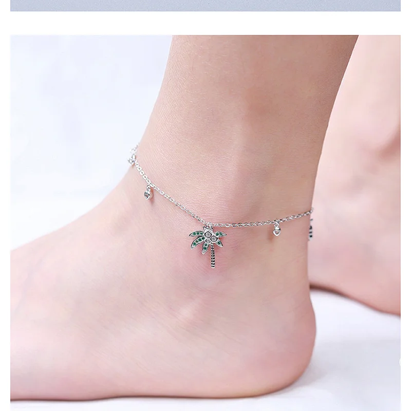925 silver Anklets large jewelry factory,OEM/ODM Jewelry Trade processing customized,Wholesale jewelry manufacturer