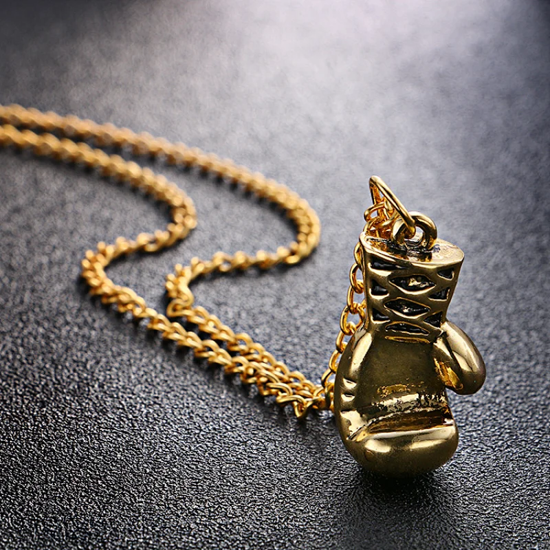 Boxing gloves Pendant Necklace large jewelry factory,OEM/ODM Jewelry Trade processing customized,Wholesale jewelry manufacturer