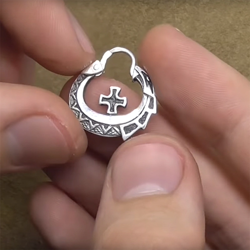 Изготовление казачьей серьги (Making Cossack earring)