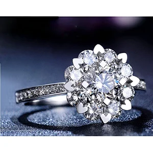 925 Silver engagement rings large jewelry factory,OEM/ODM Jewelry Trade processing customized,Wholesale jewelry manufacturer