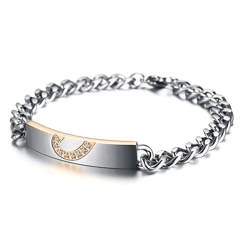 925 silver couple Bracelet large jewelry factory,OEM/ODM Jewelry Trade processing customized,Wholesale jewelry manufacturer