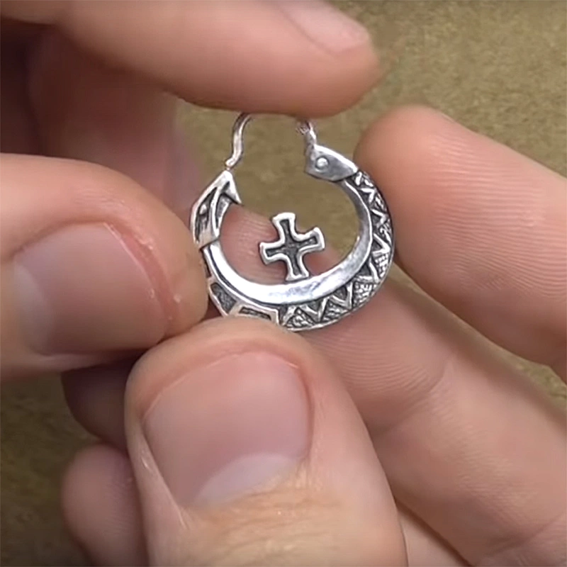 Изготовление казачьей серьги (Making Cossack earring)