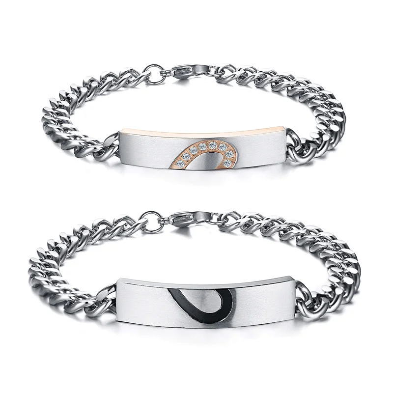 925 silver couple Bracelet large jewelry factory,OEM/ODM Jewelry Trade processing customized,Wholesale jewelry manufacturer