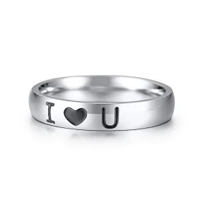 I love you ring large jewelry factory,OEM/ODM Jewelry Trade processing customized,Wholesale jewelry manufacturer