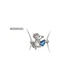 Original manuscript design jewelry mouse RING 925 Silver large jewelry factory,OEM/ODM Jewelry Trade processing customized,Wholesale jewelry manufacturer