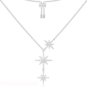 Star girl necklace clavicle chain large jewelry factory,OEM/ODM Jewelry Trade processing customized,Wholesale jewelry manufacturer
