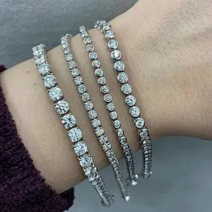 Tennis bracelet, tennis chain, 925 silver bracelet, 925 silver tennis chain,