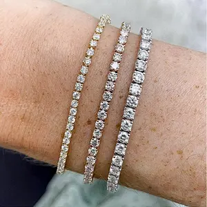 Tennis bracelet, tennis chain, 925 silver bracelet, 925 silver tennis chain,
