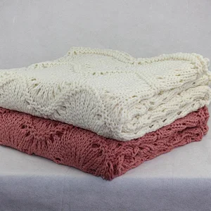100%Acrylic Super Soft Sofa Crochet Blanket