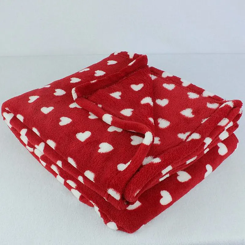 100%Polyester Printed Super Soft Cheap Coral Fleece Blanket