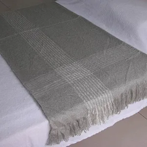 100%Acrylic China Wholesale Mohair Woven Fringe Mohair Blanket