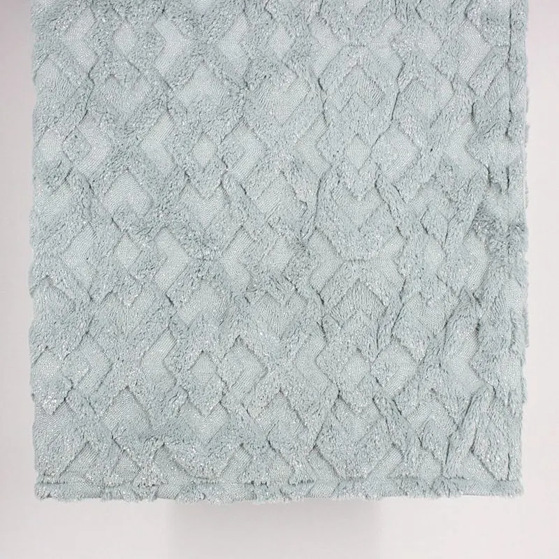 100% Polyester Silver Foil Printed Quilted PV Mink Fur Blanket