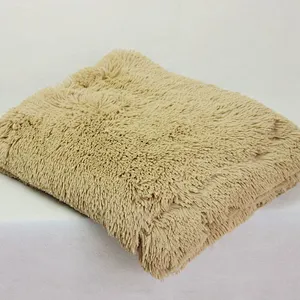 100% Polyester Long Hair Decorative PV fur Blanket