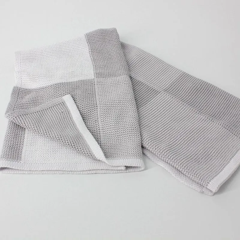 100%Cotton China Wholesale Super Soft Knitting Baby Blanket