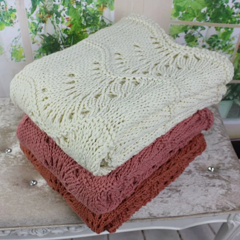 100%Acrylic Super Soft Sofa Crochet Blanket