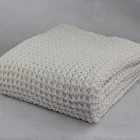 100% Acrylic Hot Selling Bed Use Chunky Knit Throw