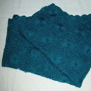 100%Wool Super Soft Hand Made Crochet Throw