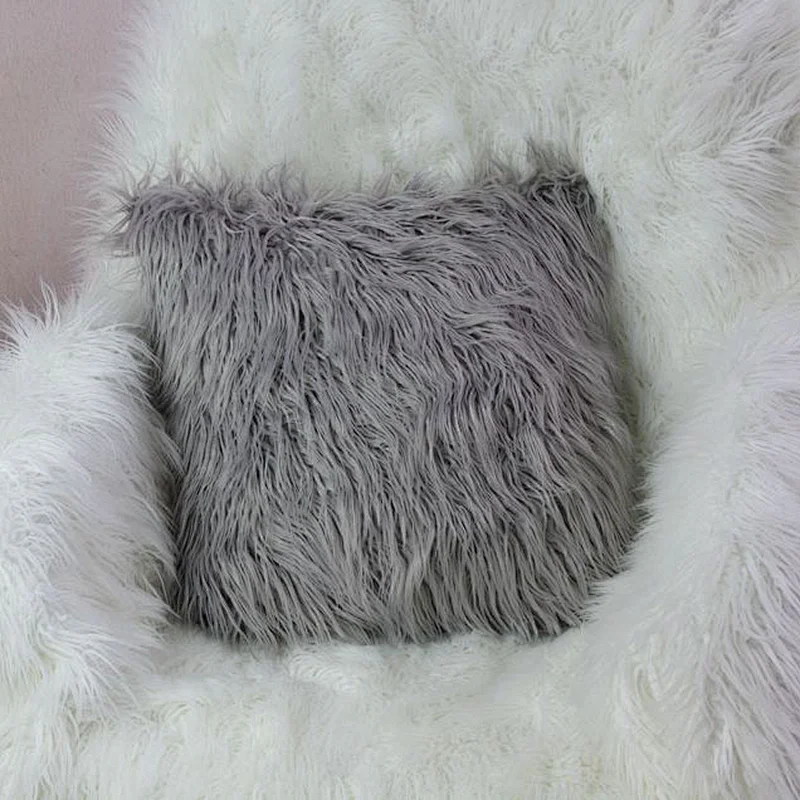 100%Polyester Long Hair High Quality Mongolian Luxury Faux Fur Blanket