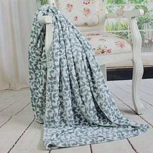 100% Polyester Super Soft  Printed Flannel Fleece Blanket