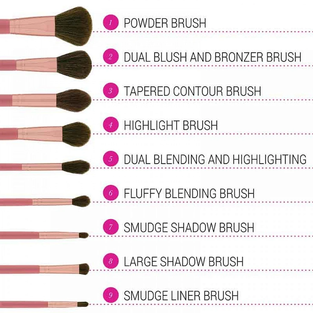 Rose Gold Makeup Brushes Faybrush Com