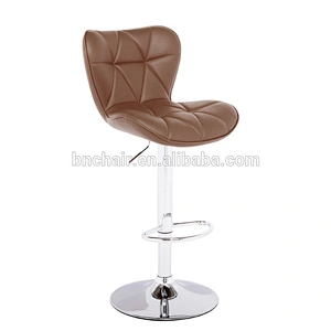 Morden PU chairs wholesale bar stool with back