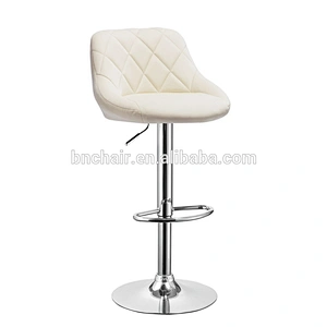 Morden kitchen commercial leather metal high bar stools wholesale