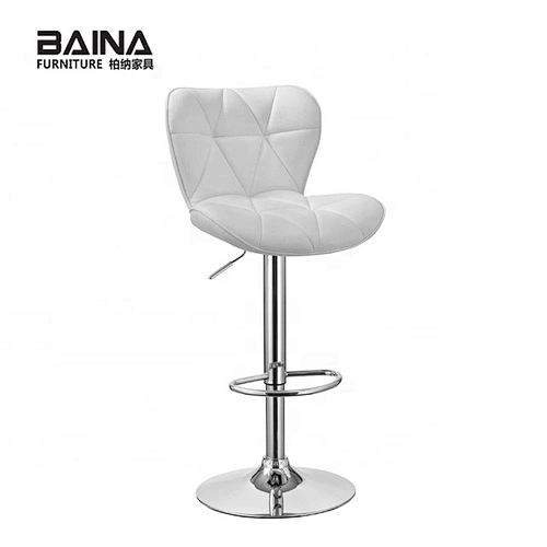 Morden PU chairs wholesale bar stool with back