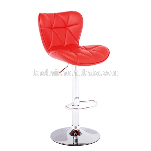 Morden PU chairs wholesale bar stool with back