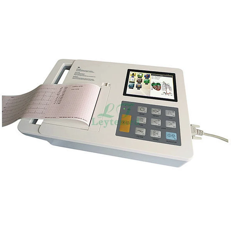 LTSE21 cheap price of 6 Channel Auto-analyze Electrocardiograph portable ecg machine