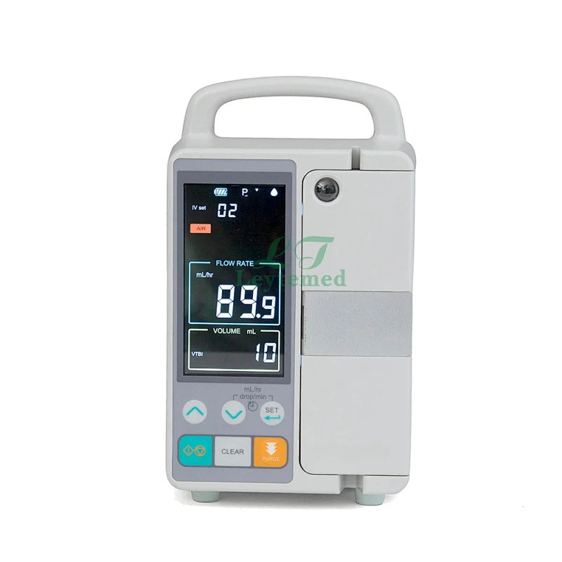 LTSI21 hot hospital ambulance portable medical equipments IV peristalic syringe infusion pump with warmer