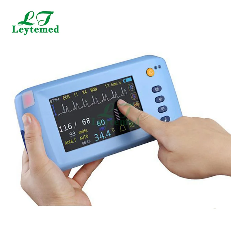 LTII Most popular 5.0 inch touch screen handheld patient monitor