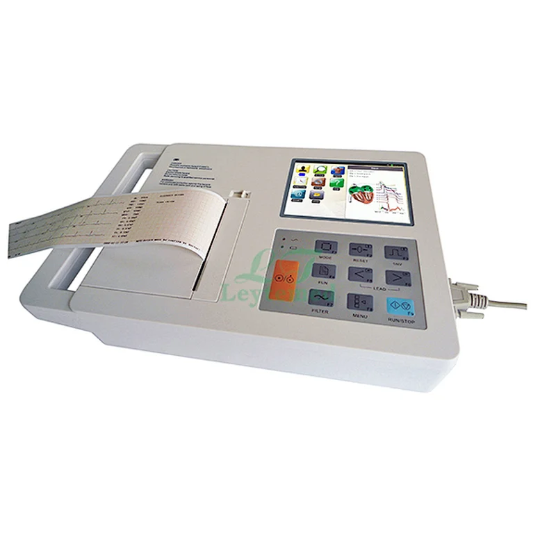 LTSE20 cheap auto-diagnostic electrocardiograph 3 channel  portable ecg machine 12 leads