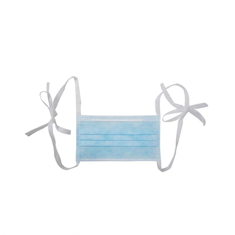 LTFM01 Tie band 3 Ply Medical Procedure Disposable Face M a s k