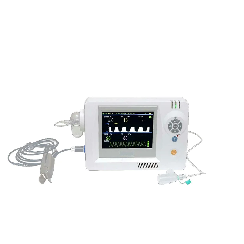 LTM605A Topsale Medical portable Capnograph Monitor for CO2 testing