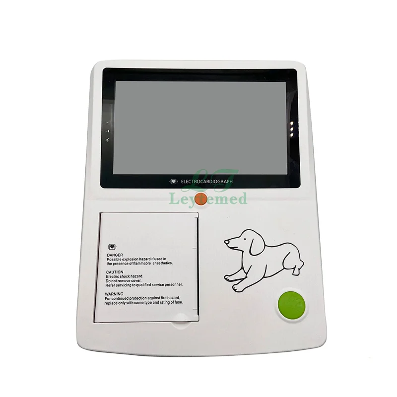 LTSE25V veterinary ecg 3 Channel 7 Inches animal Electrocardiograph ecg machine vet